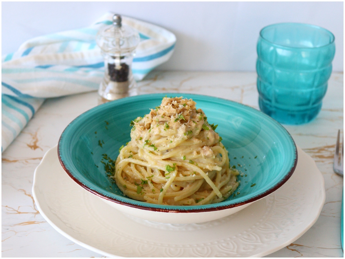 Carbonara di tonno