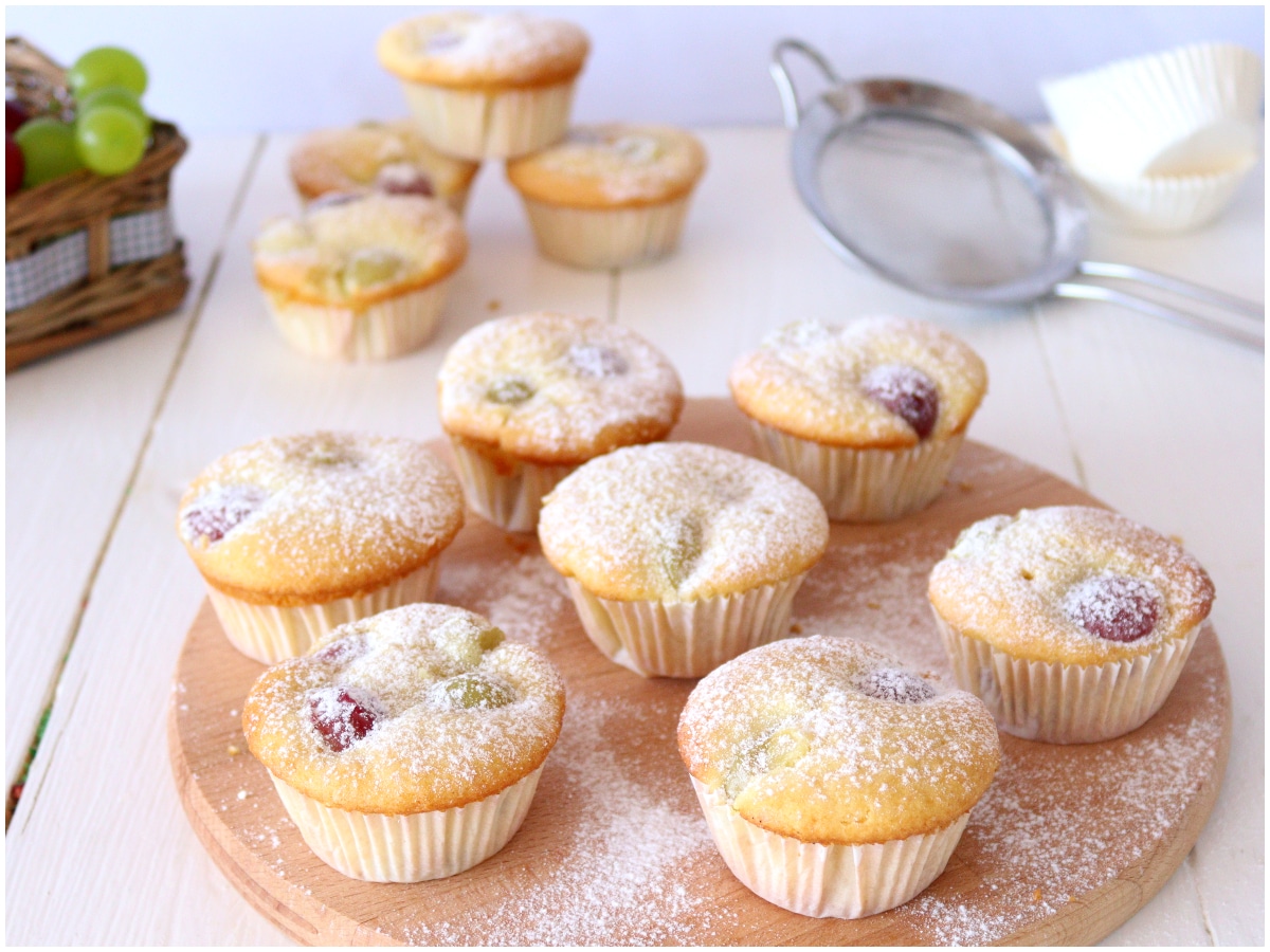 Muffin all'uva