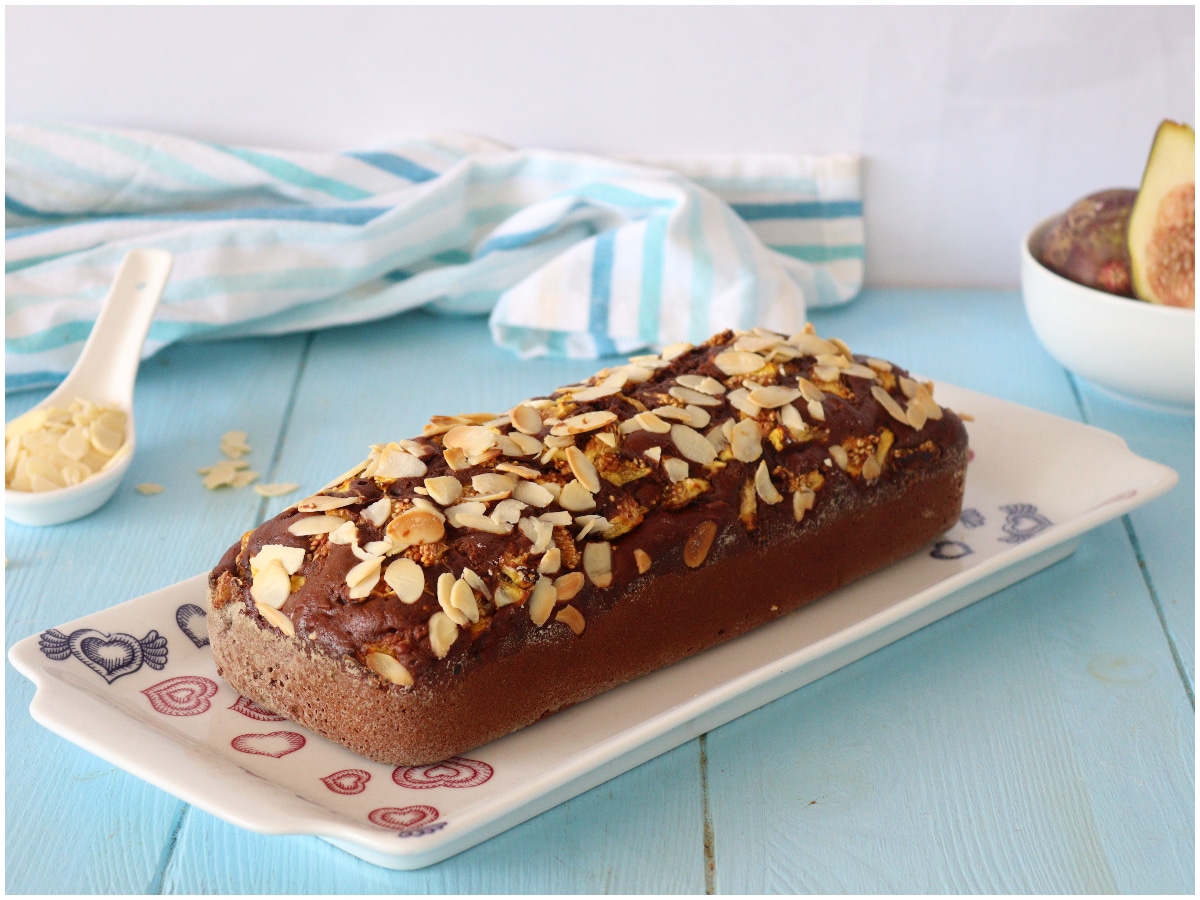 Plumcake fichi e cioccolato