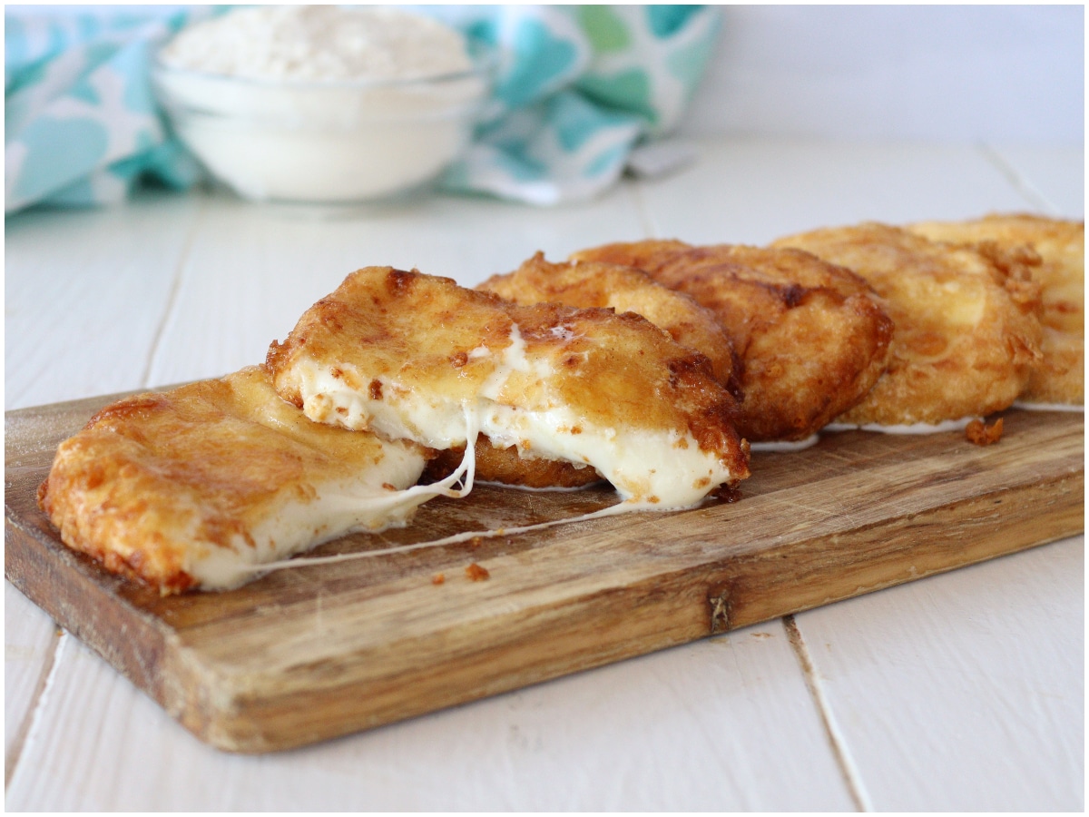 Provola indorata e fritta