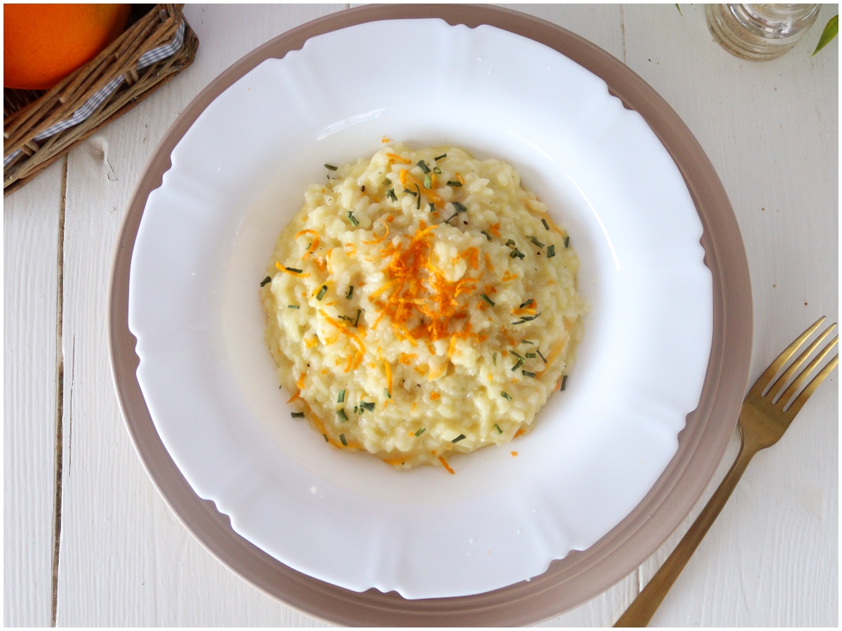Risotto all'arancia