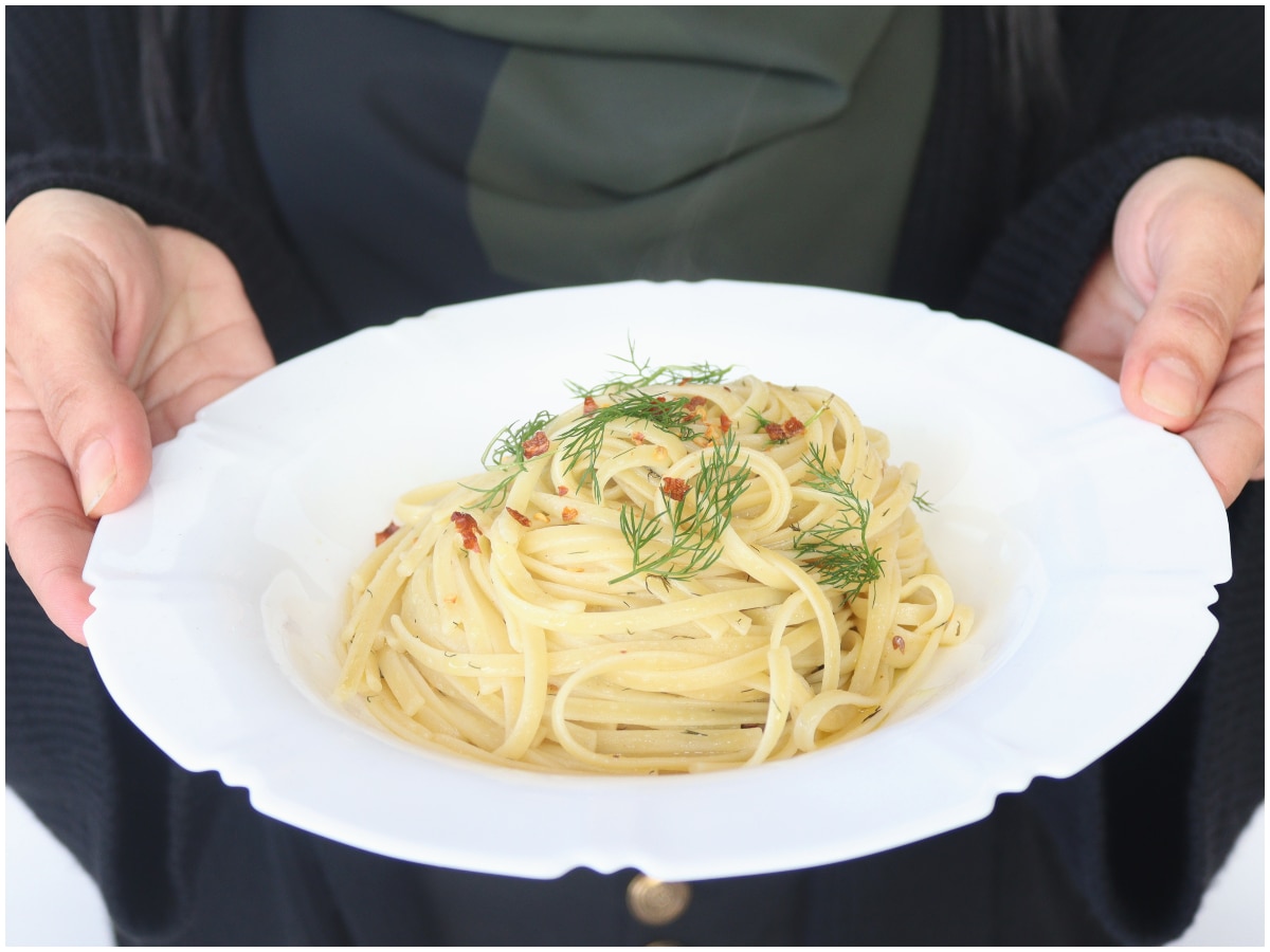 Pasta aglio olio e finocchietto