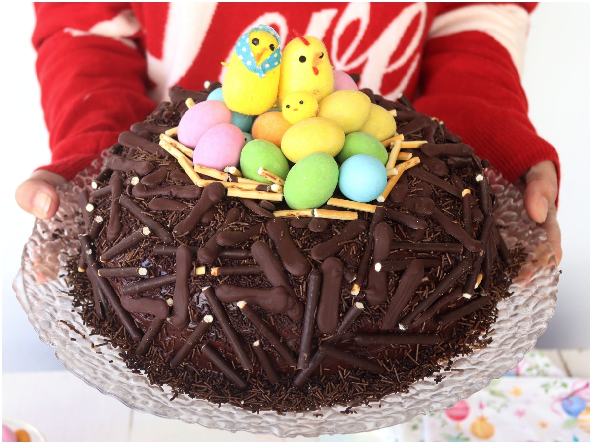 Ciambellone nido di Pasqua