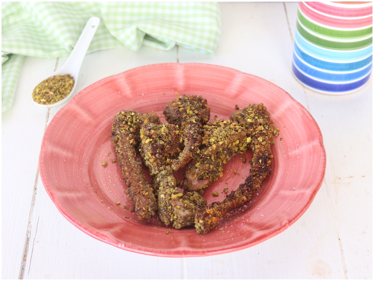 Costolette d’agnello in crosta di pistacchio