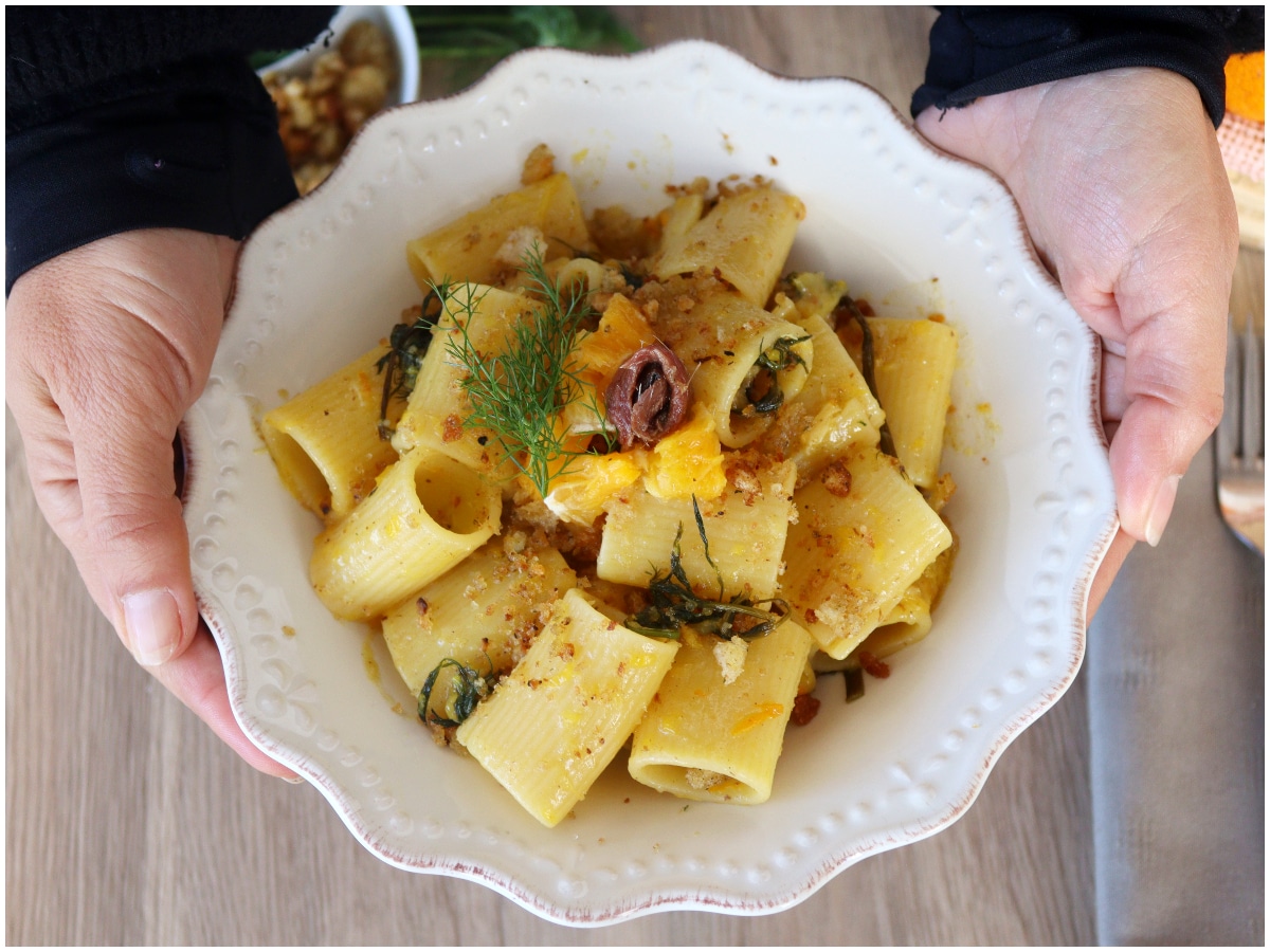 Pasta arancia e finocchietto