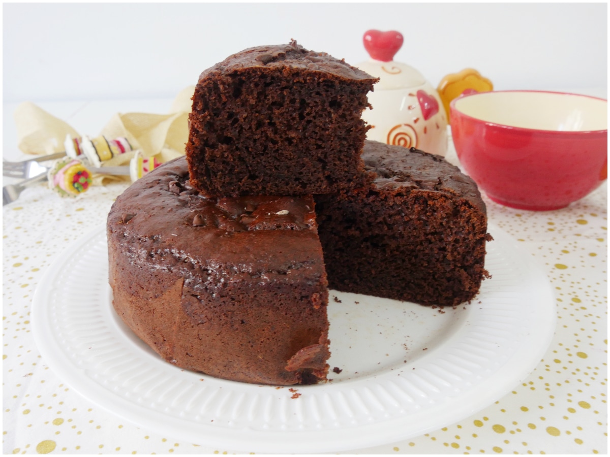 Torta allo yogurt greco e cioccolato