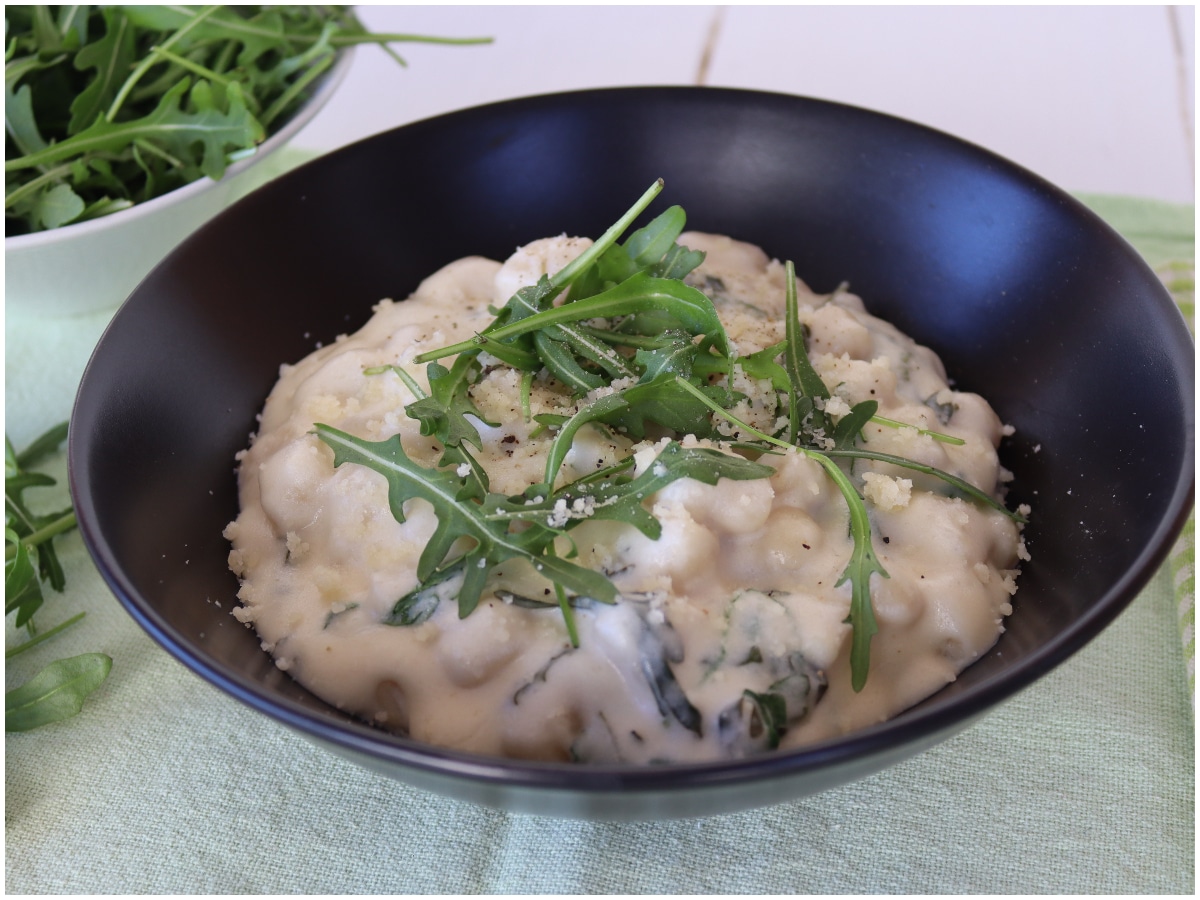Gnocchetti al formaggio con rucola