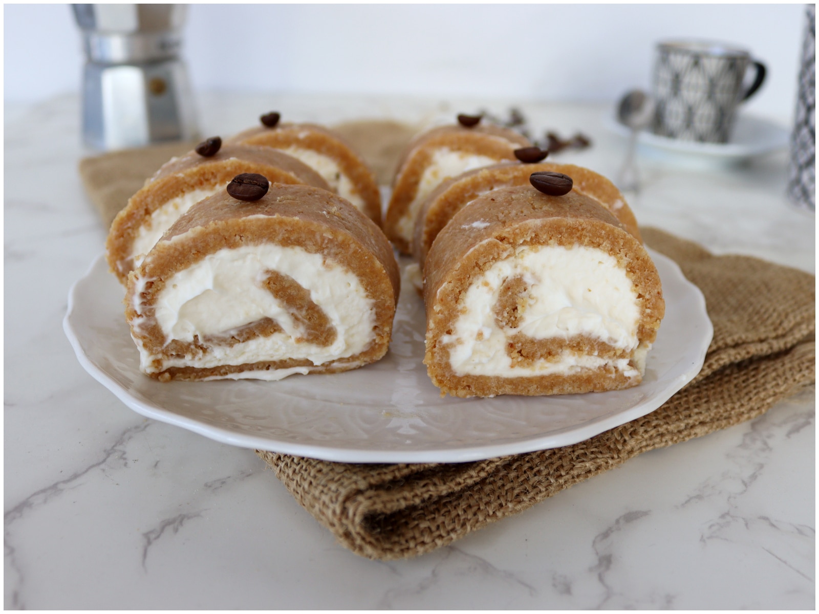 Rotolo freddo al caffè