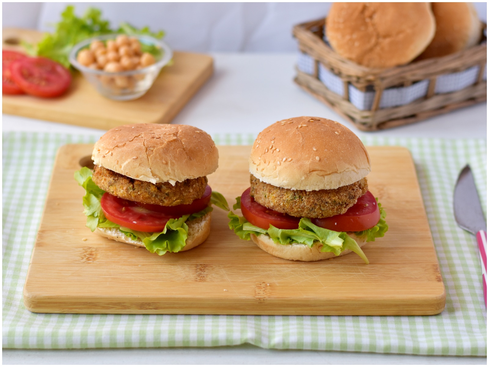 Burger di funghi
