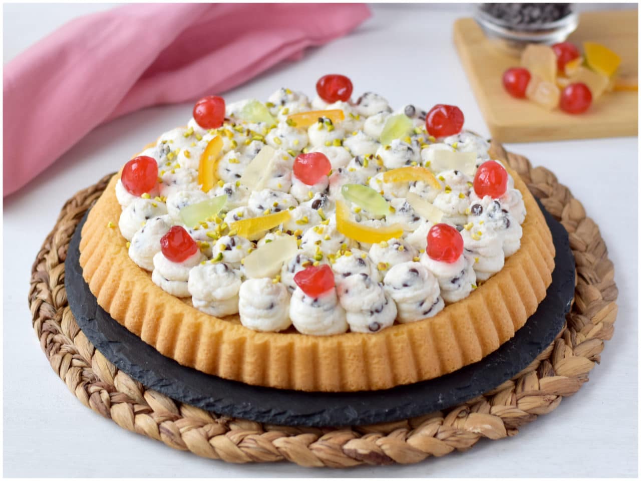Crostata morbida cassata siciliana