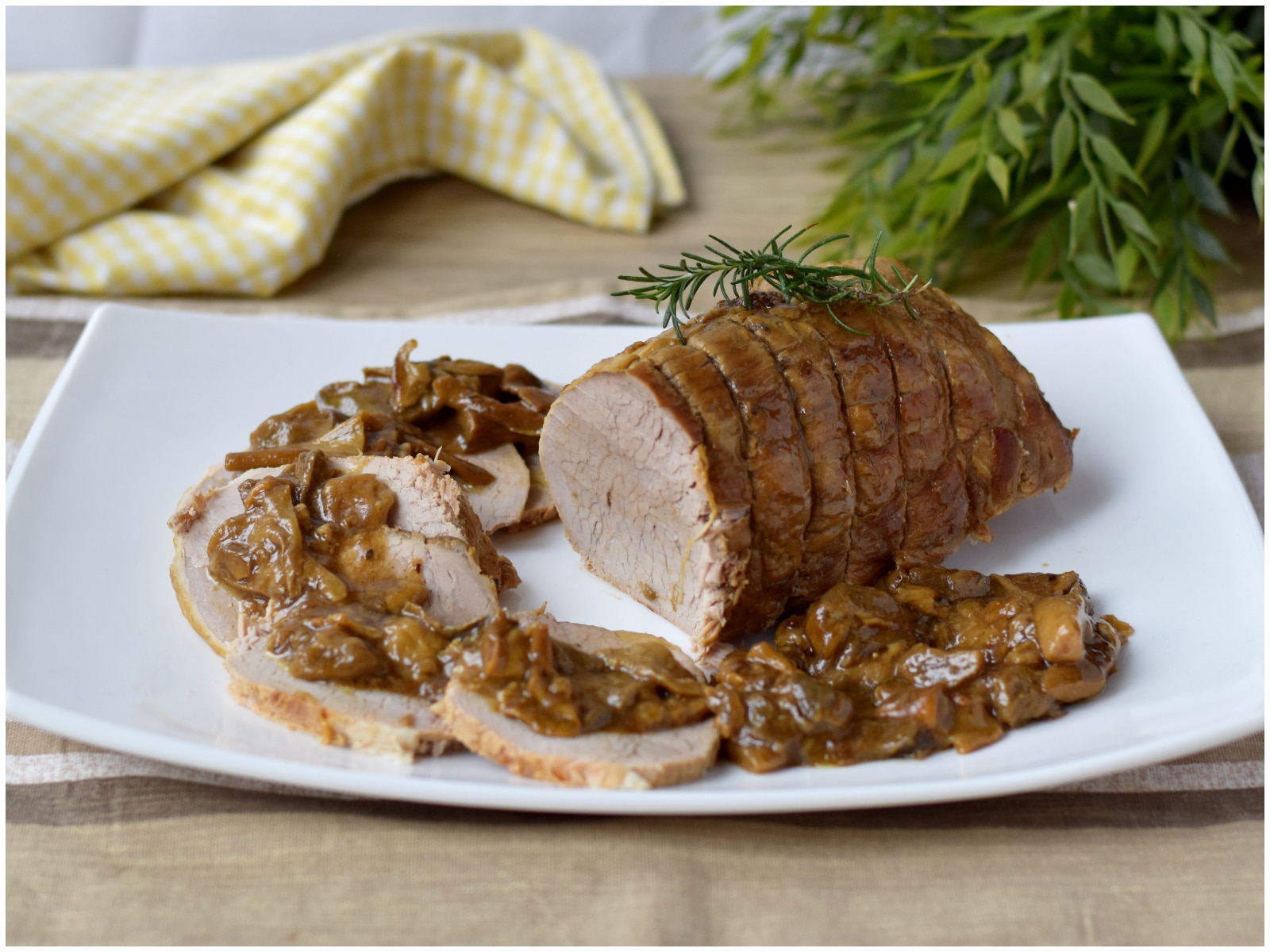 Arrosto ai funghi