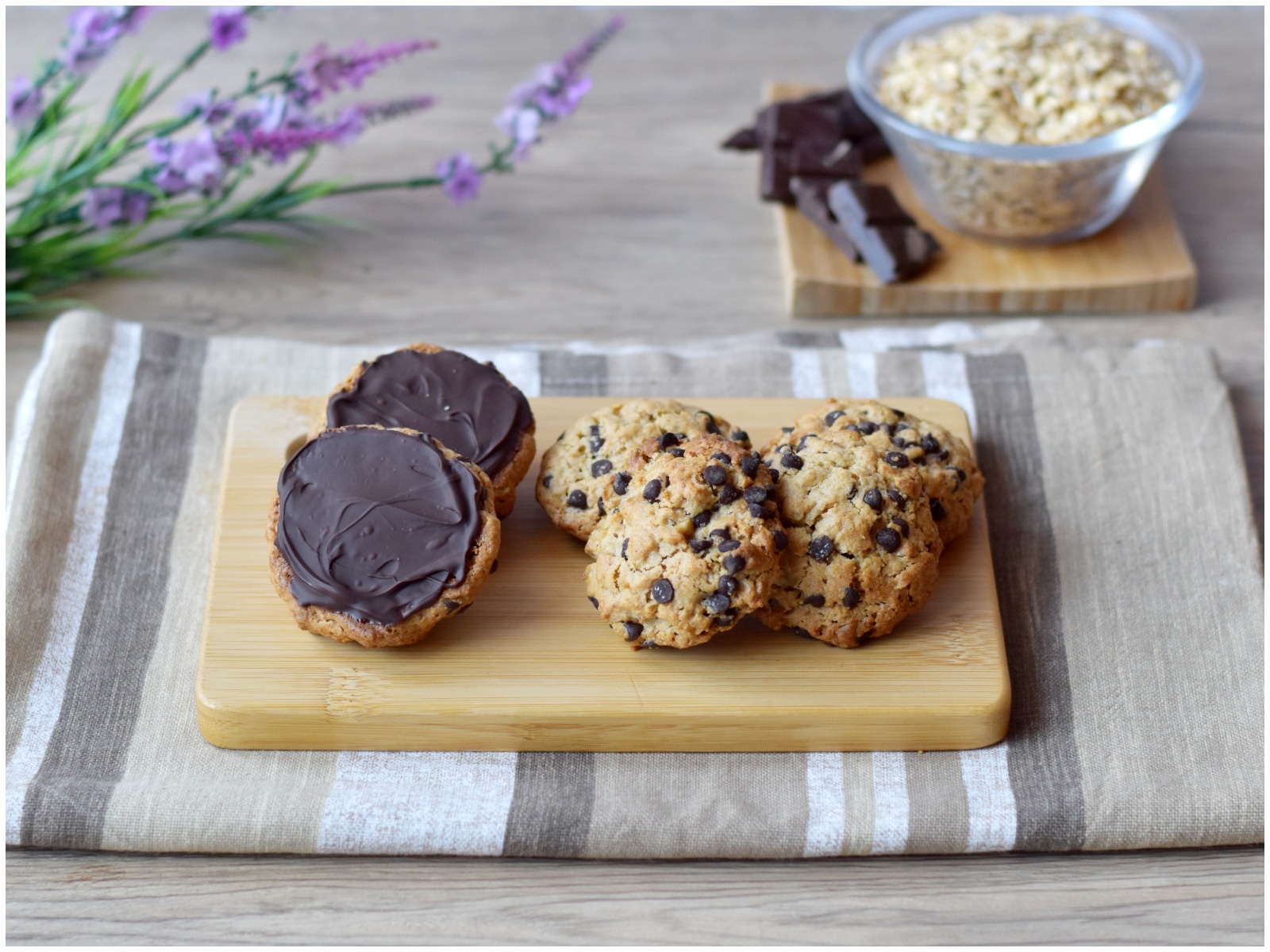 Biscotti con fiocchi d'avena