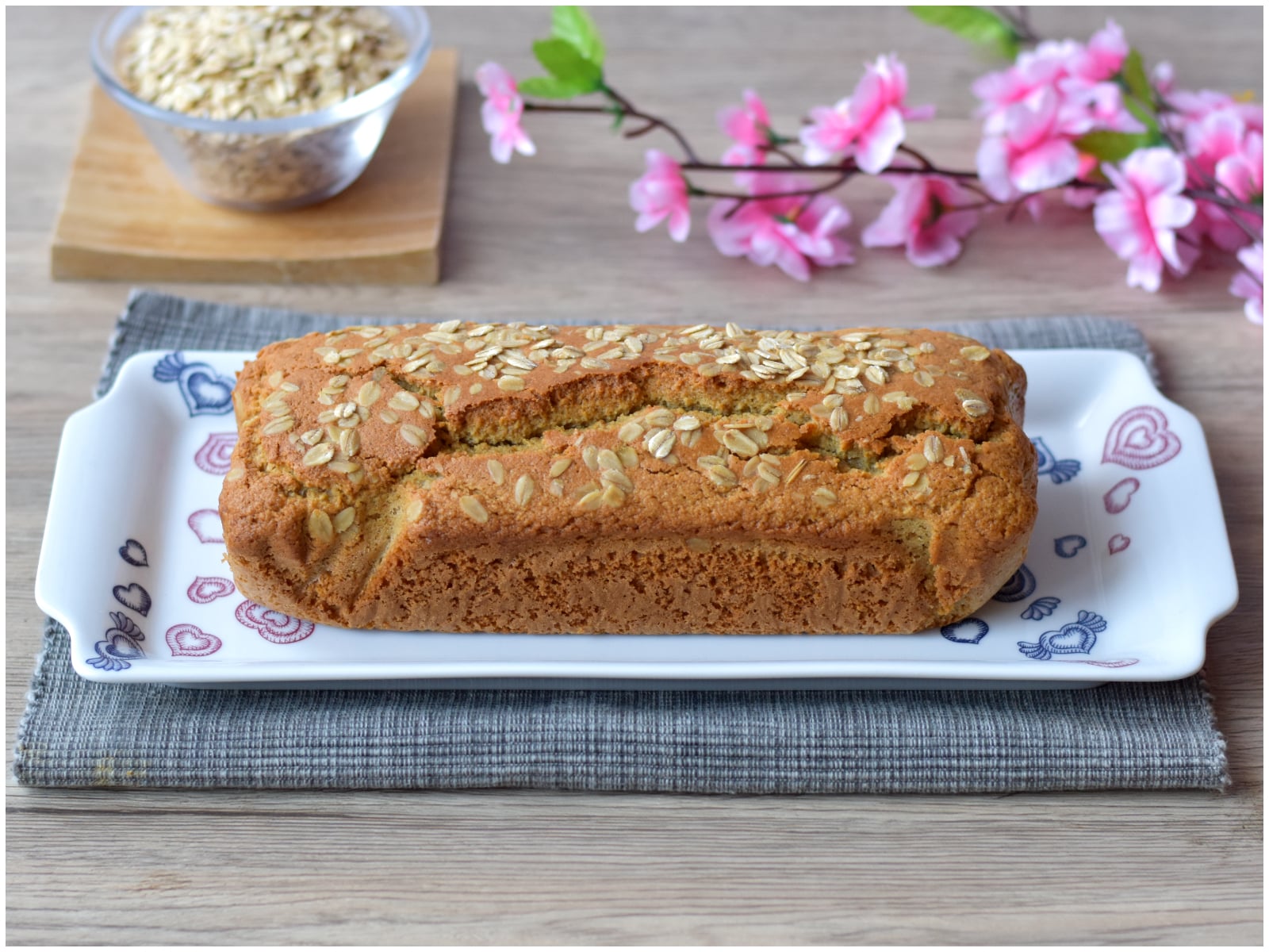 Plumcake con farina di avena