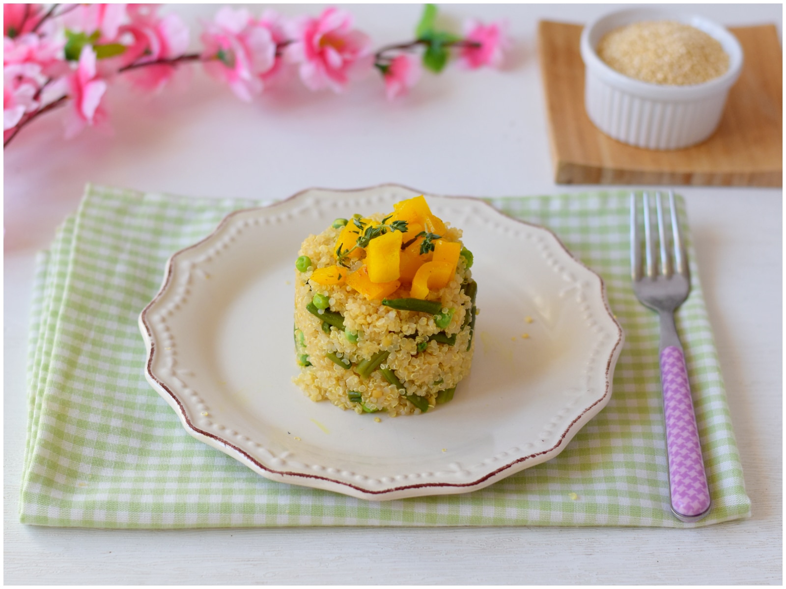 Tortino di quinoa