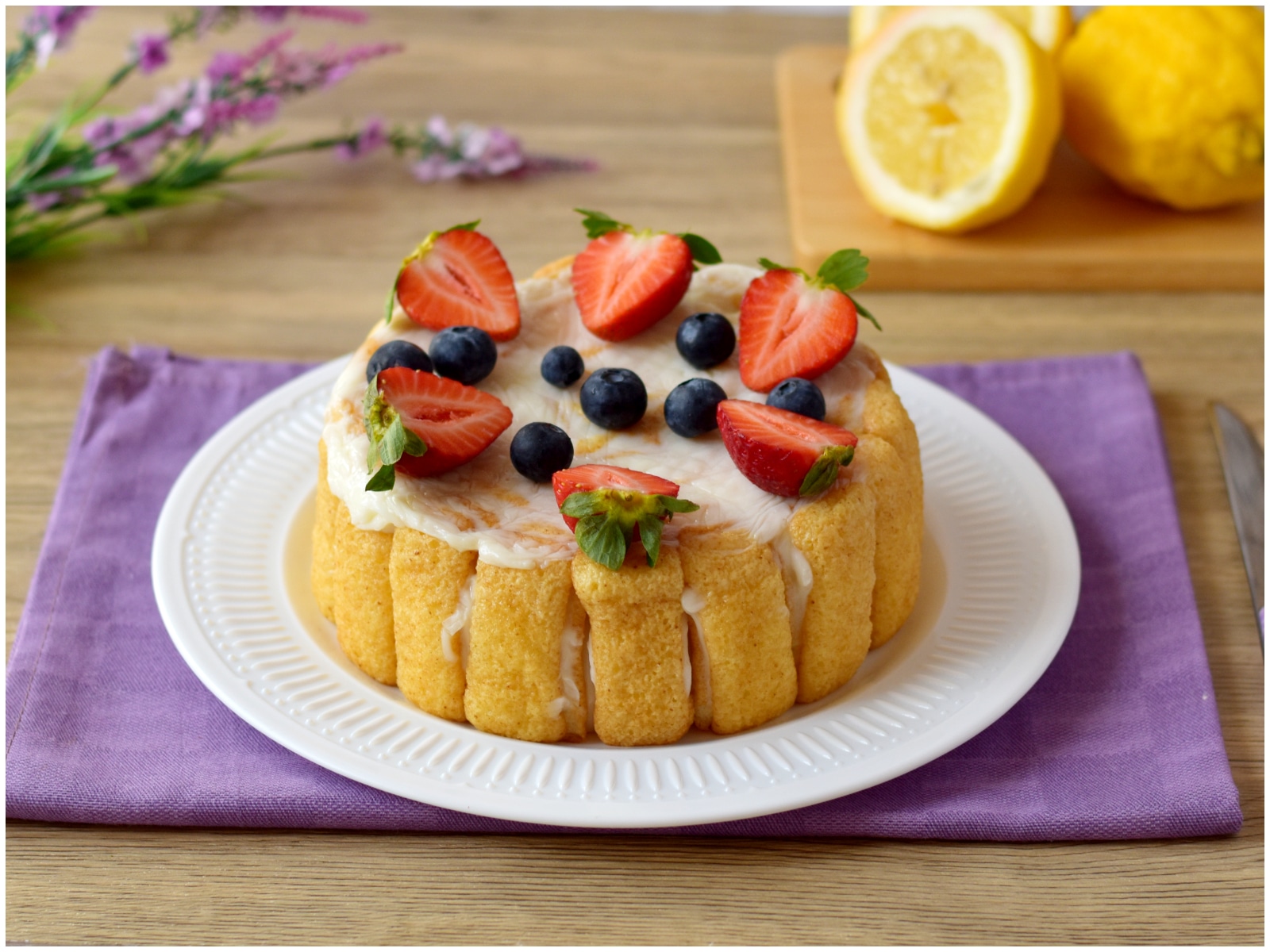 Torta limone e Pavesini