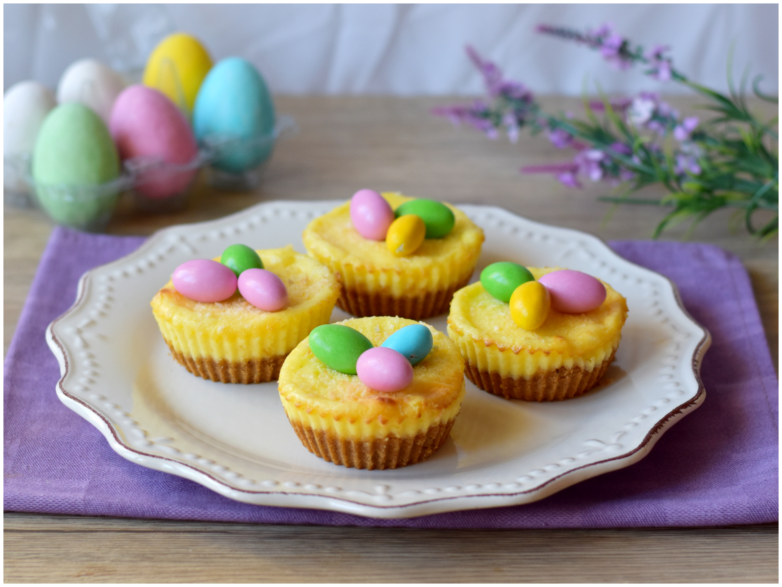 Mini cheesecake Pasqua