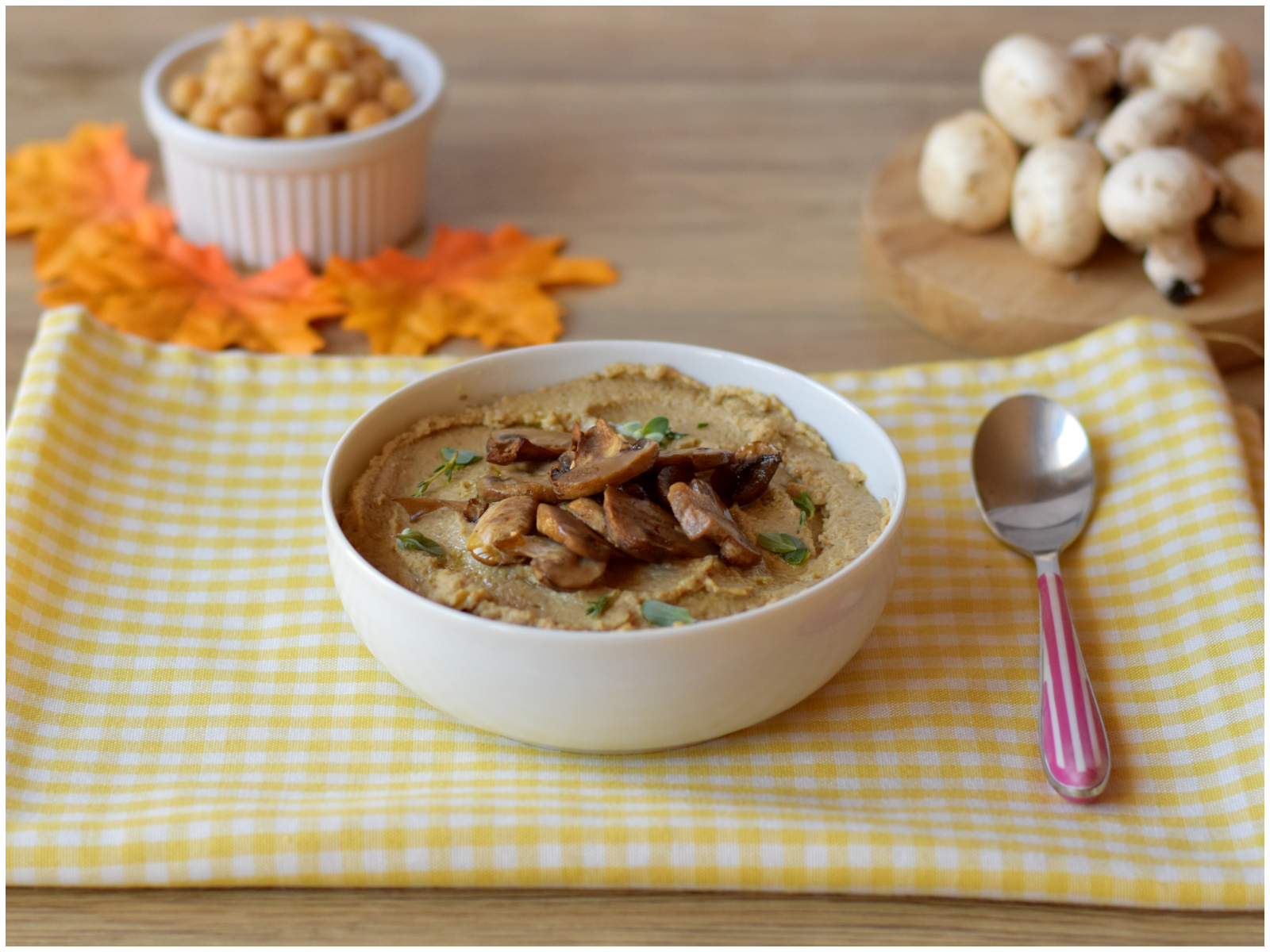 Hummus di funghi