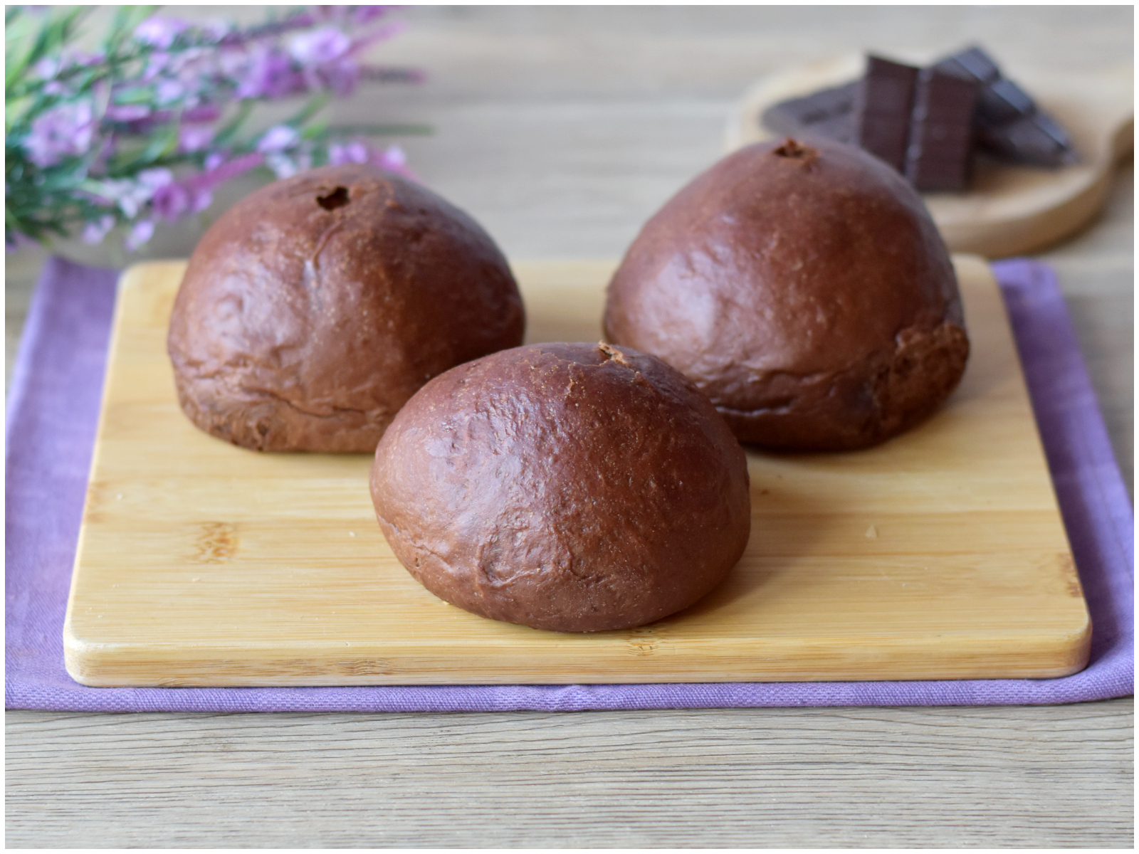 Brioche al cacao